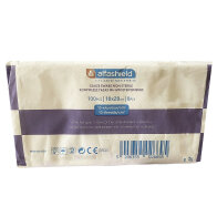 Alfashield Μη Αποστειρωμένες Γάζες 8ply 13 Κλωστών 20x10cm 100τμχ