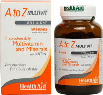 Health Aid A To Z Multivit Βιταμίνη για Ενέργεια 90 ταμπλέτες