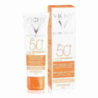 Vichy Capital Soleil Anti-Dark Spot Tinted 3-in-1 Αδιάβροχη Αντηλιακή Κρέμα Προσώπου SPF50 με Χρώμα 50ml