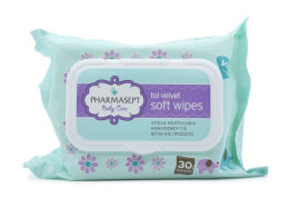 Pharmasept Μαντηλάκια Ματιών χωρίς Οινόπνευμα με Χαμομήλι & Aloe Vera 30τμχ