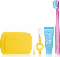 Curaprox Travel Set Στοματικής Υγιεινής Ταξιδίου Κίτρινο