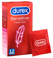 Durex Προφυλακτικά Sensitive Λεπτά 12τμχ