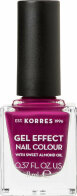 Korres Gel Effect Gloss Βερνίκι Νυχιών Μακράς Διαρκείας Μωβ 72 Cherry Brandy Rose 11ml