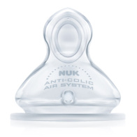 Nuk First Choice+ Θηλή από Σιλικόνη Μεσαίας Ροής για 6+ μηνών