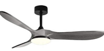 GRCTech Ανεμιστήρας Οροφής με Φως 52" Γκρι