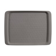 Kesper Δίσκος Αντιολισθητικός Slip Stop TPE 35x26x2cm Γκρί