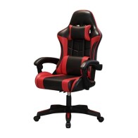 Aria Trade Πολυθρόνα Καρέκλα Γραφείου Gaming Chair Μαύρο Κόκκινο