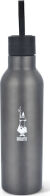 Bialetti Παγούρι Θερμός με Ποτήρι 750ml Ανοξείδωτο Γκρι