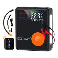 Costway Aντλία Αέρα 150PSI Εκκινητής 12V και Powerbank 13000mAh LED AX10011