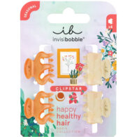 Invisibobble Clipstar Oasis Petit Citrus Κλιπ Λεπτά & Κανονικά Μαλλιά 2 Τεμάχια