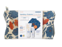 Korres Yoghurt Σετ με Αντηλιακό Προσώπου & Νεσεσέρ SPF50 με Χρώμα 3τμχ