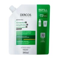 Vichy Dercos Anti-dandruff Ds Refill Σαμπουάν Kατά της Πιτυρίδας & της Ξηροδερμίας για Ξηρά Μαλλιά Μαλλιά 390ml