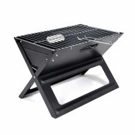 Progarden Αναδιπλούμενη Ψησταριά BBQ Kάρβουνου 45x35x30cm Μαύρη
