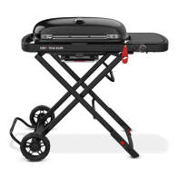 Weber® Traveler Stealth Edition Φορητή Ψησταριά Υγραερίου 63.5x34.3εκ. με 1 Εστία 3.8kW