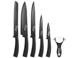 Zep Line ZP-6621 Σετ Μαχαίρια Κουζίνας 6 Τεμ με Κεραμική Επίστρωση και Κασετίνα