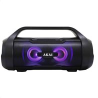 Akai Αδιάβροχο Φορητό Ηχείο Bluetooth με TWS USB LED Μicro SD Aux-In ABTS-50 30W