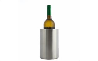 Excellent Houseware Ψύκτης Μπουκαλιών - Παγοκύστη Θήκη Κρασιού Διατήρησης Της Θερμοκρασίας Inox