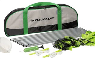 Dunlop Πλήρες Σετ Εξοπλισμού Βόλεϊ Beach Volley σε πρακτική θήκη μεταφοράς, 22756