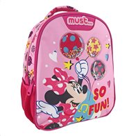 Σχολική Τσάντα Πλάτης Νηπίου Disney Minnie Mouse So Fun Must 2 Θήκες