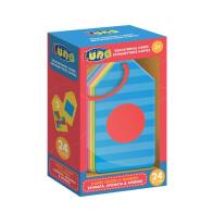 Eκπαιδευτικές Κάρτες ΣχήματαΧρώματα και Αριθμοί Luna Toys