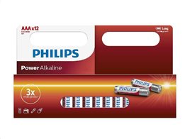 Philips Αλκαλικές Μπαταρίες 12τεμ. ΑΑA LR03P12W/10