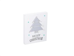 Christmas Gifts Ξύλινος Διακοσμητικός Χριστουγεννιάτικος Πίνακας με Χριστουγεννιάτικο δέντρο 04231