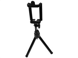 Grundig Βάση Stand Τρίποδο για Φωτογραφίες για Smartphone σε Μαύρο χρώμα, 156x60mm, 07176