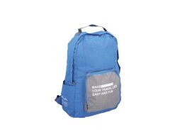 Dunlop Travel Τσάντα Ταξιδίου Backpack με Φερμουάρ και θήκες, 46x32x12cm Γαλάζιο