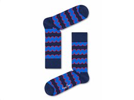 Happy Socks Ανδρικές Κάλτσες Squiggly Sock, Μέγεθος 41-46, SQU01-6000