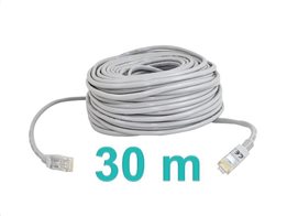 Καλώδιο Δικτύου Ethernet CAT5E LAN U/UTP 30 μέτρων σε γκρι χρώμα