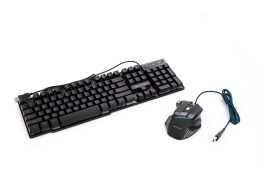 Soundlogic Σετ Gaming Πληκτρολόγιο και ποντίκι με LED Φωτισμό, LED Keyboard and Mouse
