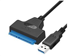 Aria Trade Καλώδιο Αντάπτορας USB 3.0 σε Sata RP-SMA έως 600 Mbps μήκους 15 cm