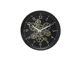 Αναλογικό ρολόι τοίχου κατάλληλο για διακόσμηση με διάμετρο 37 cm