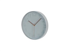 Διακοσμητικό Ρολόι Τοίχου, κατάλληλο για εσωτερική διακόσμηση, 30.5x30.5x5cm Γκρι