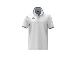 Kappa Ανδρική Μπλούζα Polo σε Λευκό χρώμα με γιακά, Maltax 5 Mss Medium