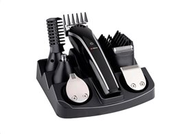 Alpina Ασύρματη κουρευτική μηχανή Hair Trimmer 6 σε 1 σε Μαύρο χρώμα, 3W, Grooming set