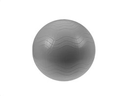 XQ MAX Φουσκωτή Μπάλα Γυμναστικής για Yoga με διάμετρο 65 cm, Yoga Ball Γκρι