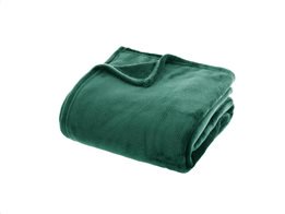 Κουβέρτα Fleece Ριχτάρι Καναπέ με γούνινη υφή σε πράσινο χρώμα, 230x180 cm