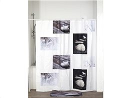 Κουρτίνα Μπάνιου με σχέδιο nature, 180x180 cm, Shower Curtain Divine