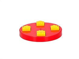 Πλαστικό Παιχνίδι για Σκύλους σε κόκκινο χρώμα, 22.5x4.5cm