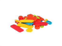 Σετ Τουβλάκια Σφηνώματα για κατασκευές 36 τεμαχίων σε διάφορα χρώματα, Eddy toys hedgehog