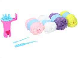 Eddy Toys Παιχνίδι Σετ Ραπτικής 7 τεμ με χρωματιστά νήματα, Knitting playset