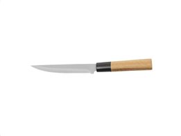 Μαχαίρι γενικής χρήσης από ανοξείδωτο ατσάλι και ξύλινη λαβή Bamboo, 25x3.5x1.7 cm, Utility Knife