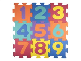 Let's Play Παιδικό Αφρώδες Χαλάκι Δραστηριοτήτων Παζλ 18 τεμαχίων 32x32x1 cm, 18531