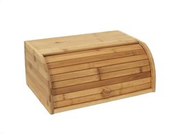 Bamboo Ξύλινη Ψωμιέρα σε φυσικό χρώμα ξύλου, 37.5x23.5x14.5 cm, Bread box