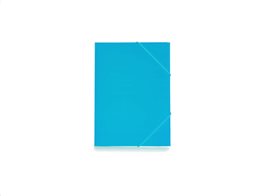 Φάκελος αρχειοθέτησης εγγράφων Α4, με λάστιχο σε 4 χρώματα, 31.5x23.5x0.2 cm Μπλε Γαλάζιο