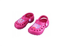 Παιδικά Παπούτσια Σαμπό Θαλάσσης με την Peppa Pig, σε Φούξια χρώμα 24-25