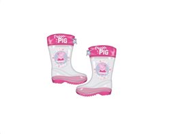 Παιδικές Διάφανες Γαλότσες για κορίτσια με θέμα Peppa Pig, με Ροζ λεπτομέρειες 26