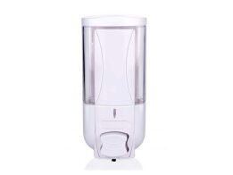 Bath & Shower Επιτοίχιος Διανεμητής Σαπουνιού Dispenser Χωρητικότητας 400ml 18x8x7 cm, 04600