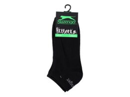 Slazenger Σετ 3 Ζευγάρια Κοντές Αθλητικές Κάλτσες σε Μαύρο χρώμα, 39-42, 07901